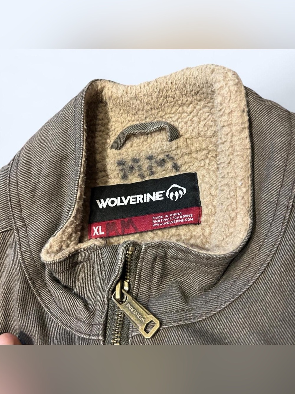 Grunge Brown Sherpa Work Vest By Wolverine! View 4